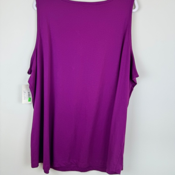 CATHERINES SLEEPWEAR Wine Color Top Ciao NWT / Plus 4X 30 - 32W - Picture 9 of 13